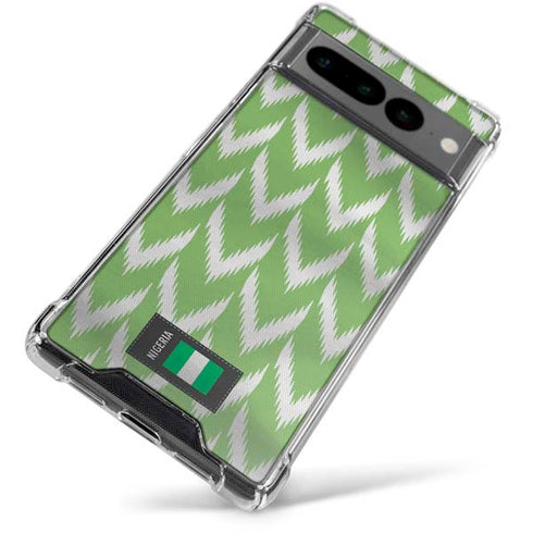 Nigeria Soccer Flag Google Pixel 7 Pro Clear Case